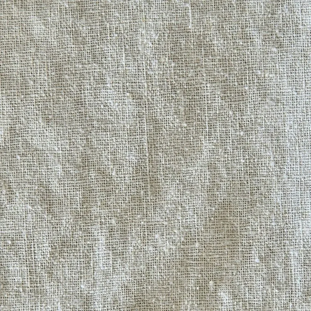 Ralph Lauren Home Linen Slub Pillowcase Ecru with Crochet Lace Trim Farmhouse
